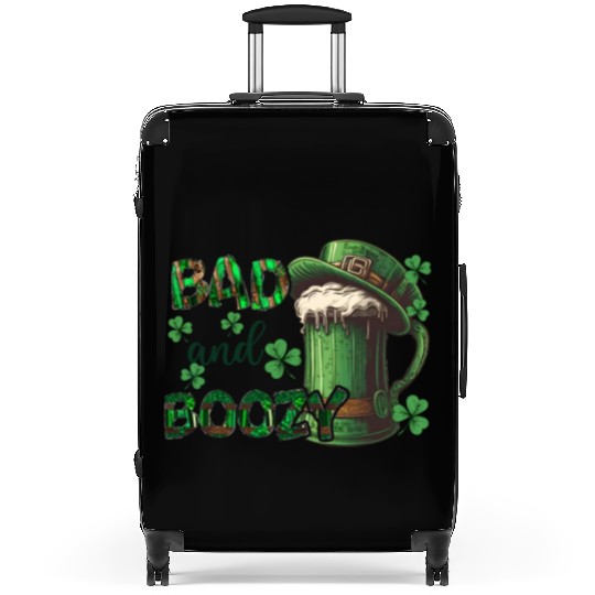 Mens St Patricks Day Irland Irish Green Shamrock Suitcases