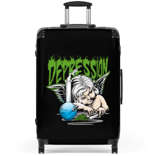 Depression Angel Suitcases