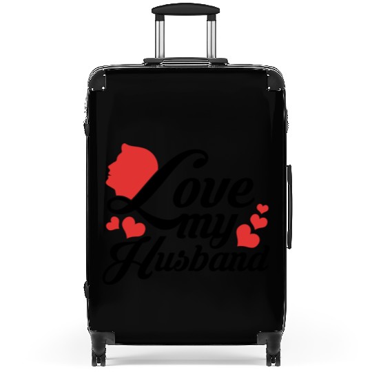 I love my husband Suitcases