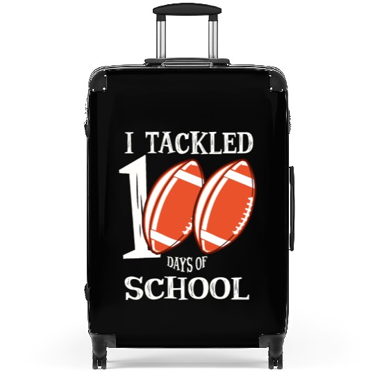 100th Day of School Football 100 Days Of School Suitcases