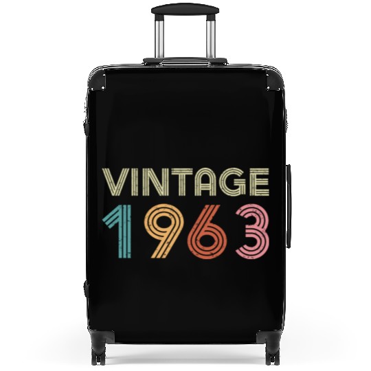 60th Birthday - Vintage 1963 Suitcases