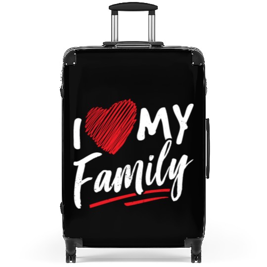 I Love My Family Gathering Families Reunion Suitcases
