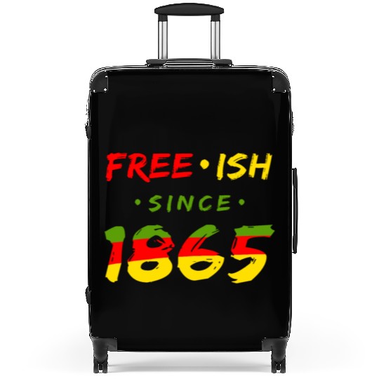Juneteenth free since 1865 Black History US Africa Suitcases