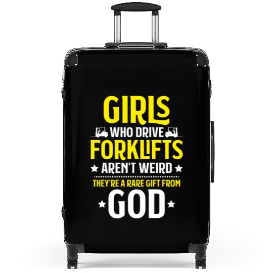 Forklift Operator Forklift Driver Forklift Truck Suitcases