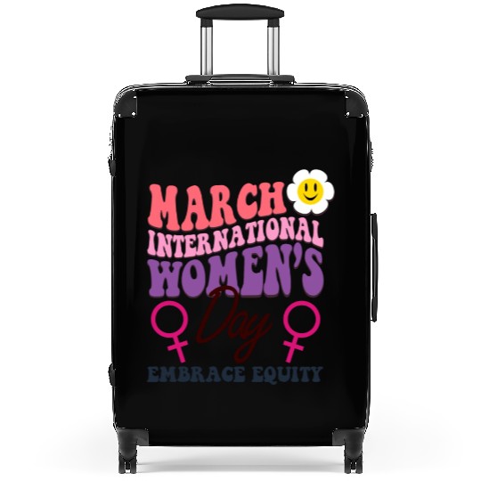 International Women's Day 2023 Theme Embrace Equit Suitcases