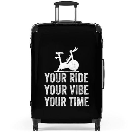 Your Ride Your Vibe Your Time Motivational Gym Suitcases