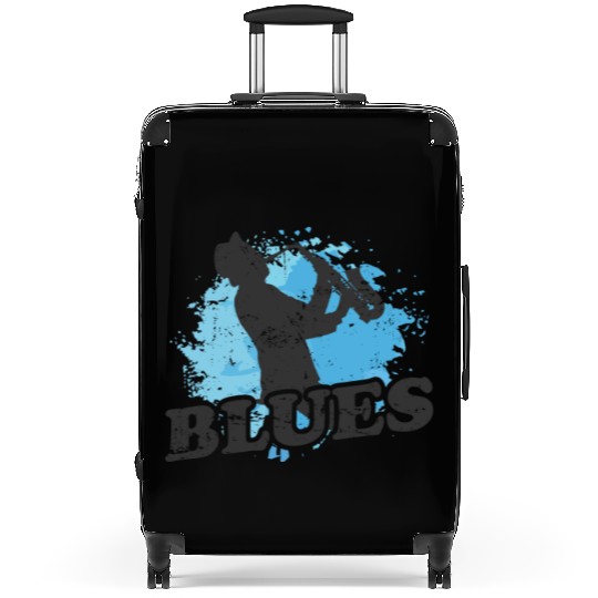 Blues Saxophone Music Trumpet Suitcases