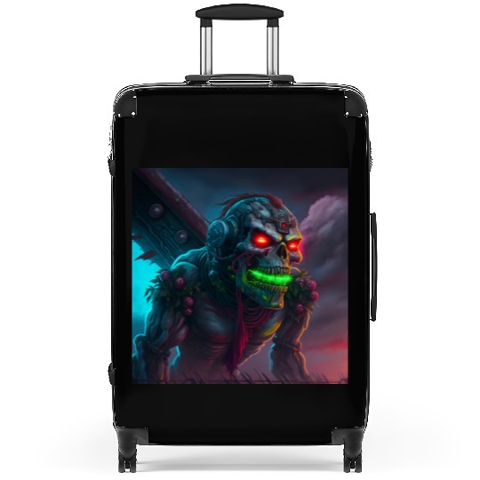 ZOMBIE IRON MAIDEN (version 15) Suitcases