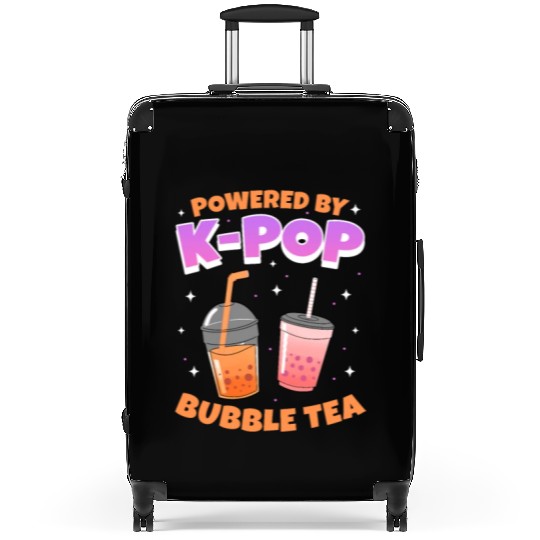 Powered By K-pop Bubble Tea Suitcases