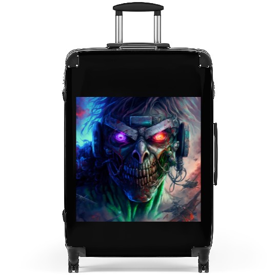ZOMBIE IRON MAIDEN (version 12) Suitcases