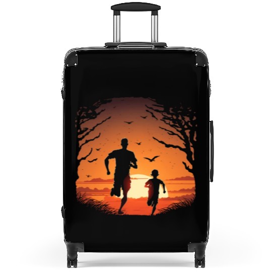 Running Exercise for Fitness Enthusiasts Father Suitcases