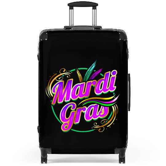 Lettering Logo For Mardi Gras Suitcases