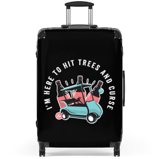 Peace Love Golf Suitcases