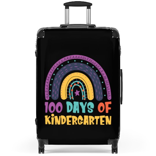 100 Days Of School of Kindergarten Suitcases