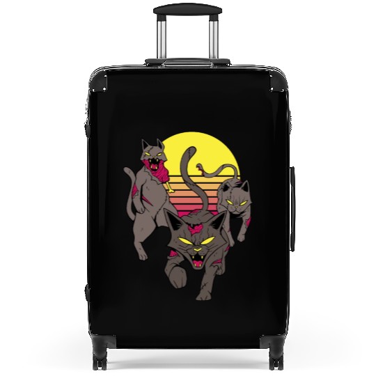 Angry zombie cats Angry zombie cats quote inspirat Suitcases