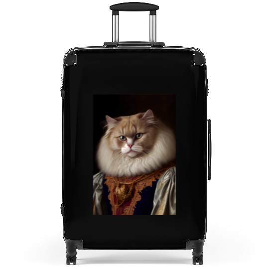 Angora Persian Cat Breed Portrait Royal Renaissanc Suitcases
