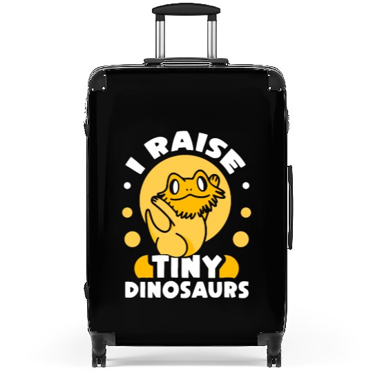I Raise Tiny Dinosaurs Pet Reptile Bearded Dragon Suitcases