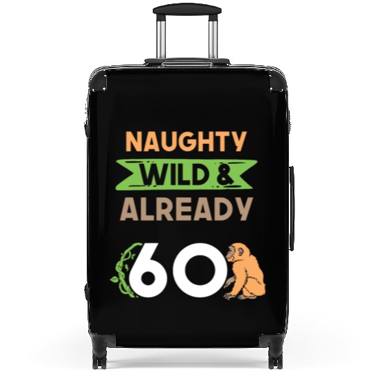 Gift 60 years birthday women Ape Monkey Suitcases
