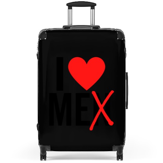 I Love Men I Love Me Suitcases