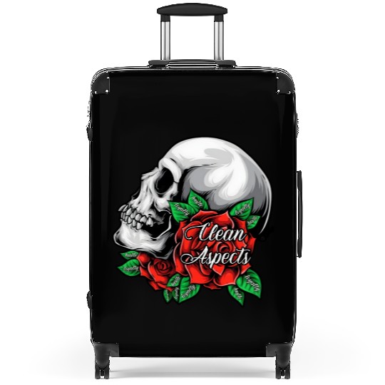 CA SKULL AND ROSES Suitcases