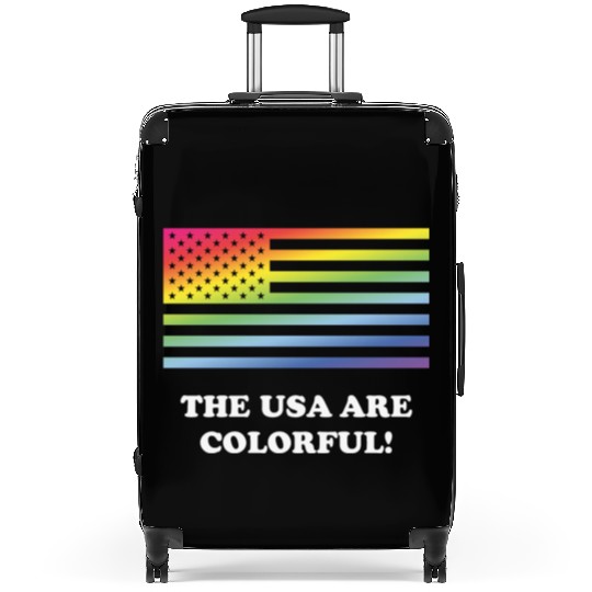 The USA Are Colorful! (Stars And Stripes) Suitcases