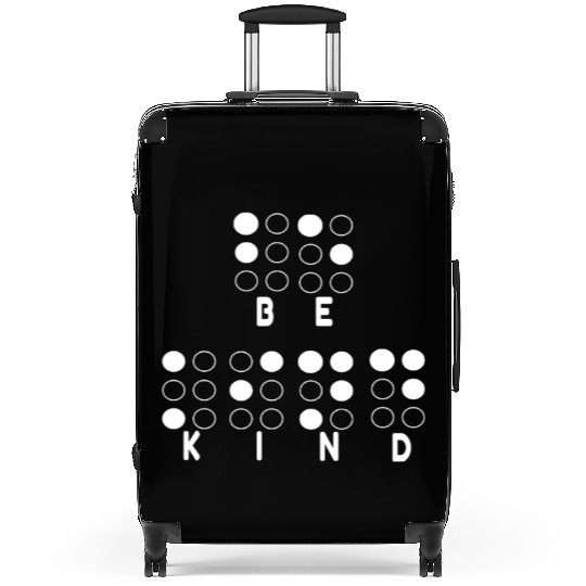 Kind Kindness Braille Alphabet Braille Language Suitcases