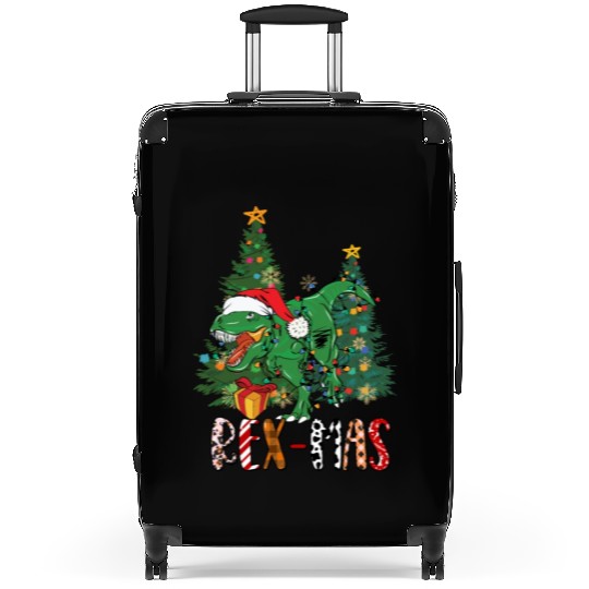 Dino dinosaur T-rex Trex Tyrannosaurus Xmas Suitcases