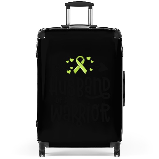 Husband Of A Warrior Lymphoma Cancer Awareness Suitcases