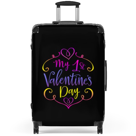 Valentines Sublimation My 1st Valentines Day171 Suitcases