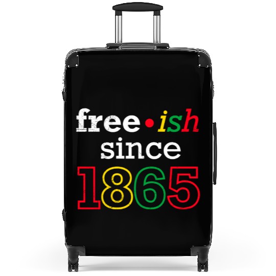 Juneteenth free since 1865 Black History US Africa Suitcases