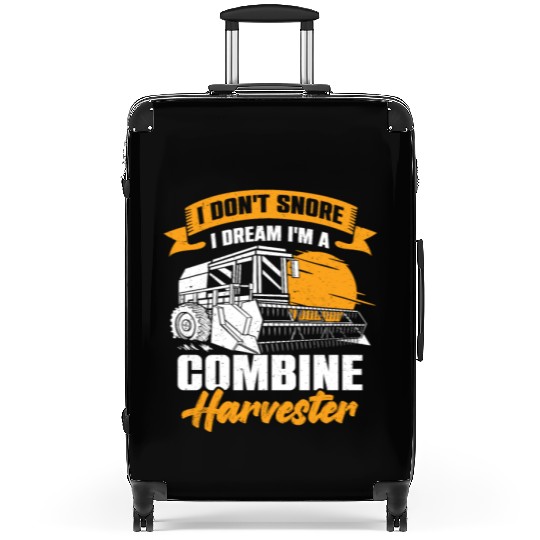 Combine Harvester Driver Farming Farm Farmer Gift Suitcases