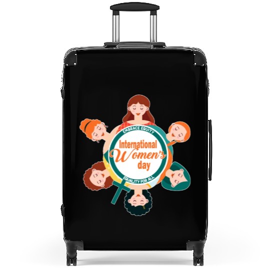 International Women's Day: Equality, Embrace Equit Suitcases