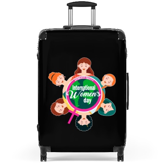International Women's Day Theme 2023 Embrace Equit Suitcases