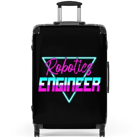 Robot Robotics Engineer Retro Suitcases