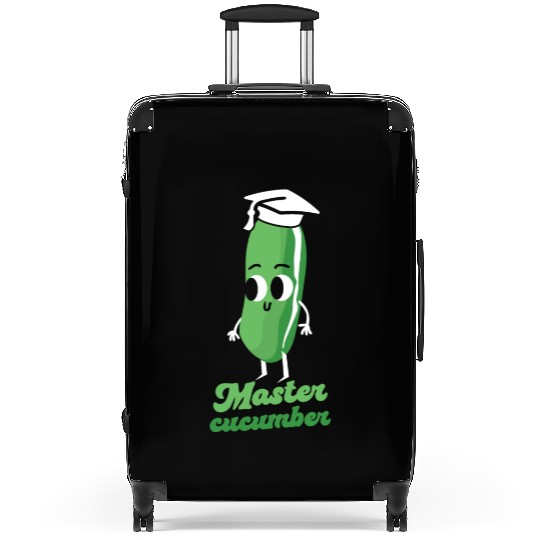 Master Cucumber Vegetarian Vegetable Veggies Vegan Suitcases