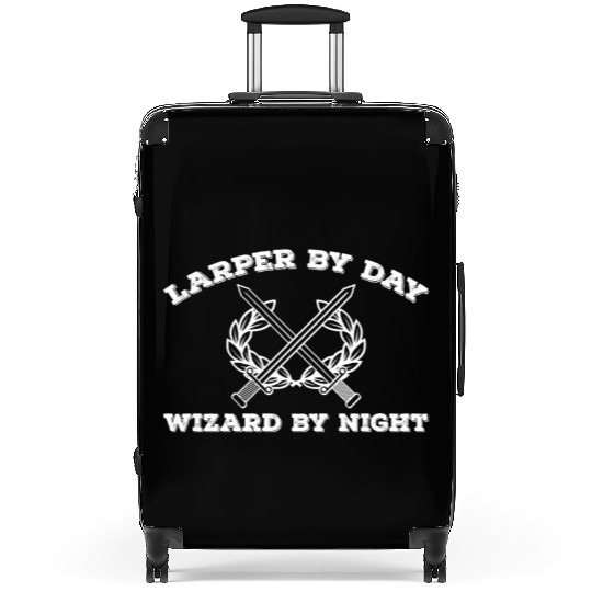 Larper By Day Wizard By Night Suitcases