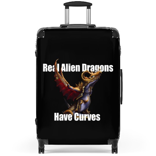 Real Alien Dragons Have Curves Suitcases
