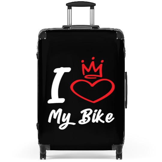 I Love My Bike Suitcases