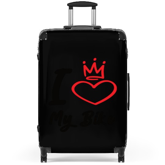 I Love My Bike Suitcases