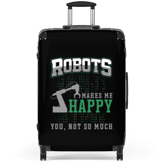 Robot Robotics Engineer Robots Suitcases