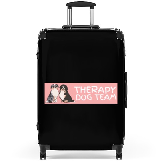 Therapy Dog Team Pet Dog Lover Mental Health Aware Suitcases