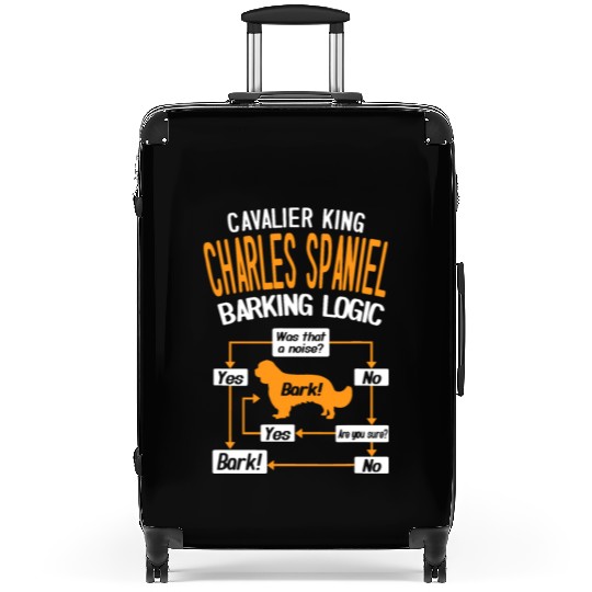 Cavalier King Charles Spaniel Barking Logic Suitcases