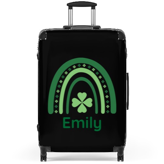 Emily Clover Charm Boho Rainbow Suitcases
