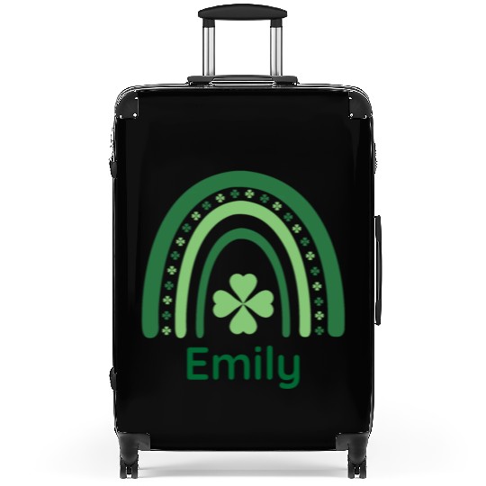 Emily Clover Charm Boho Rainbow Suitcases