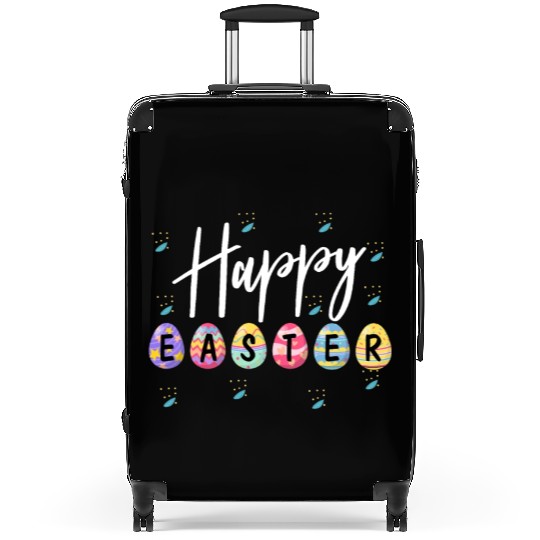 HAPPY EASTER Bunny Egg Hunt Suitcases