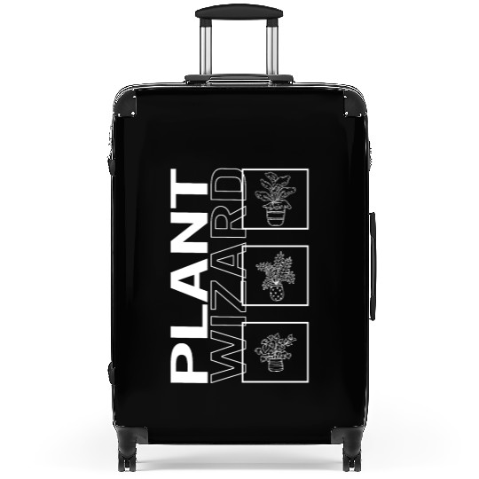 Plant Wizard, Garden Plant Gardening Lover Suitcases