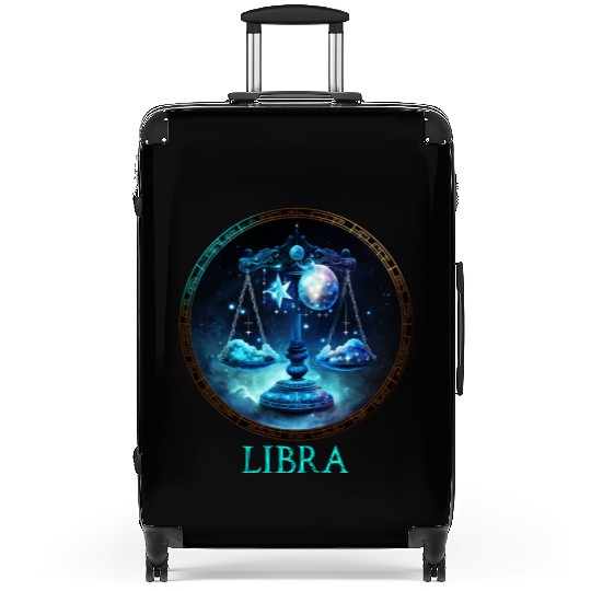 Embrace Your Libra Identity: Libra Pride Zodiac Suitcases