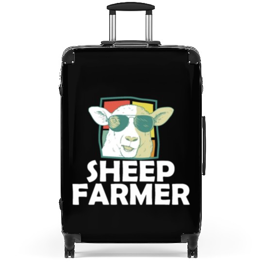 Retro Sheep Farmer Sunglasses Farming Suitcases