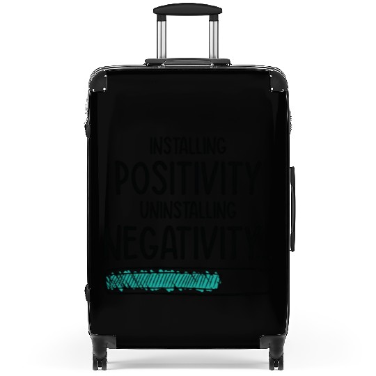 Installing Optimistic People Happiness Positive Suitcases