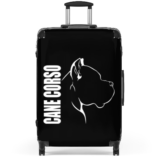 Proud Cane Corso Profile dog mom Suitcases